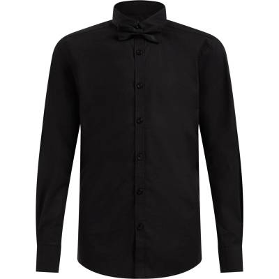 WE Fashion Риза черно, размер 170-176