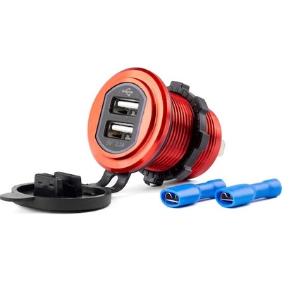 Nabíječka 2xUSB 12/24V MOD-10