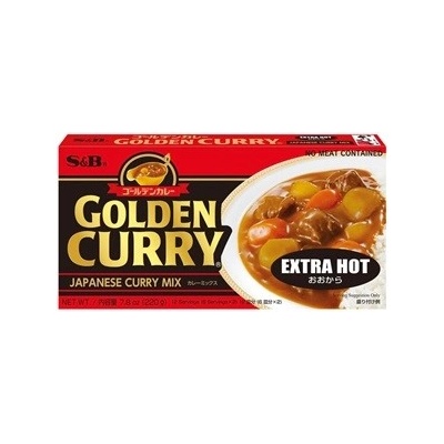 S&B curry mix Extra hot 220 g