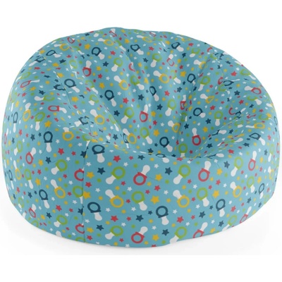 Sablio Sedací vak Cocoon Dudlíky a hvězdy75 x 45 x 35 cm
