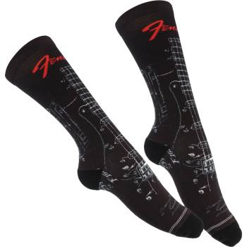 Perri´s socks чорапи perri´s socks - fender dye sublimation crew - черно - fga306-001