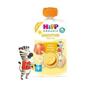 HiPP Био смути праскова, банан и ябълка hipp, 1+ година, 120гр