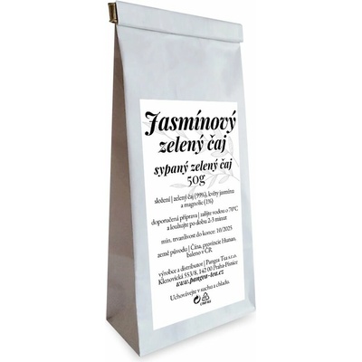 Pangea Tea zelený sypaný čaj Jasmínový 50 g