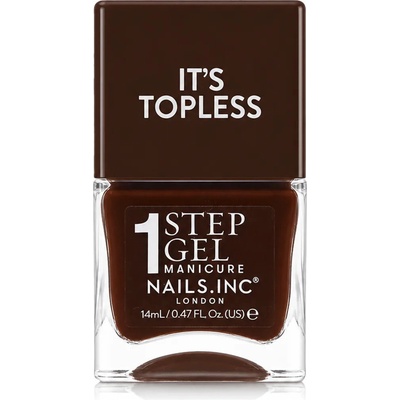 Nails Inc. It’s Topless 1 Step Gel Nail Polish 14 ml odstin Billie