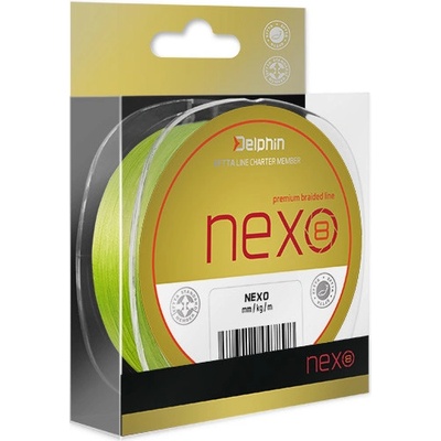 DELPHIN NEXO 8 fluo zelená 130m 0,20mm 31,9lb