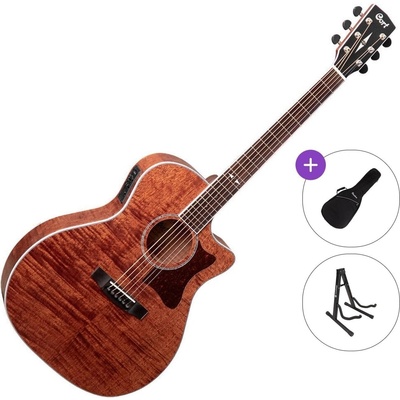 Cort GA5F-FMH Standard SET Open Pore Natural Електро-акустична китара Джъмбо