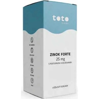 Toto Zinok Forte 25 mg s postupným uvoľňovaním 60 kapsúl