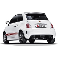 AKRAPOVIČ - Abarth Výfukový systém + Karbonové koncovky Abarth: 1. Výfukový systém (bez koncovek)