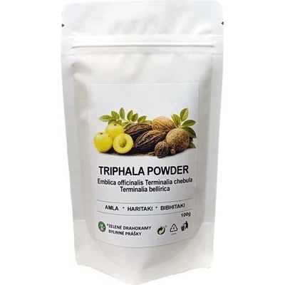Zelené Drahokamy Triphala prášek 100 g