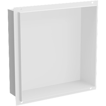 Mexen X-Wall-NR вградена лавица без фланец 30 x 30 см, бяла - 1921303010 (1921303010)