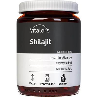 Vitaler's Шилажит (Мумио) 400 mg 60 капсули | Vitalers (406811 (VIT-0681) VIT)