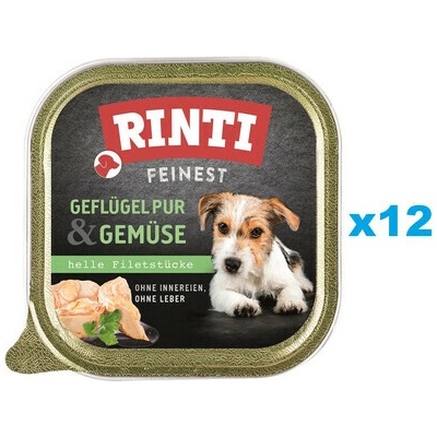 Rinti Feinest Poultry Pure&Vegetables hydina a zelenina 12 x 150 g