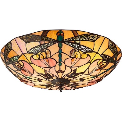 Endon Lighting 63922 - Таванно осветително тяло Tiffany ASHTON 2xE27/60W/230V, диаметър 45 см (EN0092)