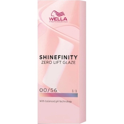Wella Professionals Shinefinity Zero Lift Glaze farba bez amoniaku 00/56 Rosé Booster 60 ml