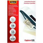 Fellowes Ламиниращо фолио FELLOWES 60x90 mm 125 микрона гланц 100/som 5397402 (5397402)