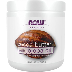 NOW Foods Cocoa Butter with Jojoba Oil [184 грама]