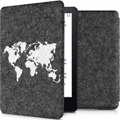 KW Mobile Felt Travel Outline KW5626008 pre Amazon Kindle Paperwhite 5 2021 tmavo šedé