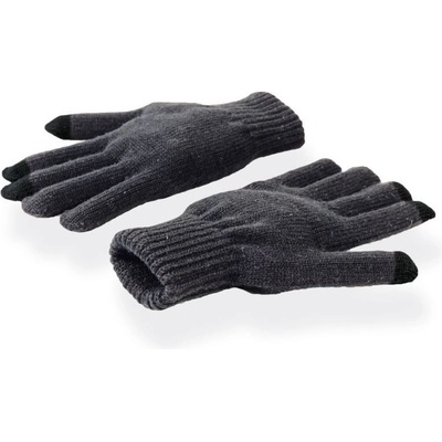 Atlantis Headwear Gloves Touch COT-33016807612 Šedá