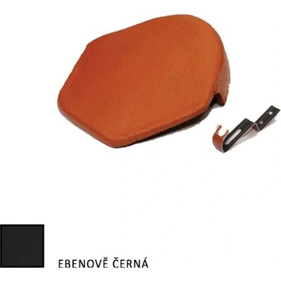 BMI Bramac Classic Protector Plus uzávěra hřebene s příchytkou ebenově černá