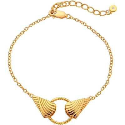 Hot Diamonds pozlátený náramok s pravým diamantom Golden Edit Hope DL705