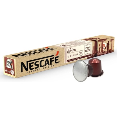 NESCAFÉ NESCAFÉ® Farmers Origins Africas Ristretto капсули за Nespresso® 10 бр