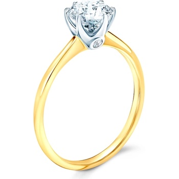 SAVICKI Годежен пръстен The Journey: двуцветно злато, диамант