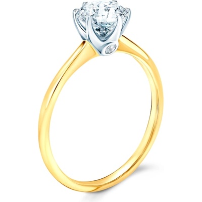 SAVICKI Годежен пръстен The Journey: двуцветно злато, диамант