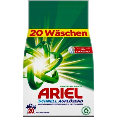 Ariel prací prášok Universal+ Pulver 1,2 kg 20 PD