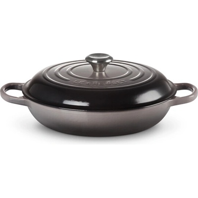 Le creuset Signature profi panvica s poklopom 30cm Flint