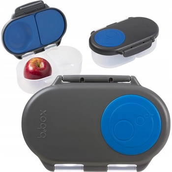 b.box svačinový box malý modrý/šedý