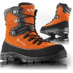 VM Footwear Vm footwear curych 7990-s7l / Предпазни обувки anticotec до средата на прасеца, gore-tex мембрана - черно/оранжево 45 (7990-s7l-45)