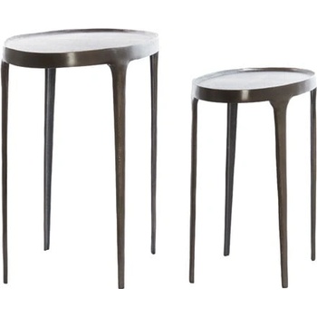 Light & Living Метални кръгли странични масички в комплект от 2 бр. 33x70 cm Arica - Light & Living (6779483)