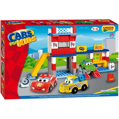 Unico Stavebnica Cars for Kids Autoservis 108 ks