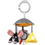 BabyOno Бебешка играчка за кошара BabyOno - Mouse, контрастна (5901435418321)