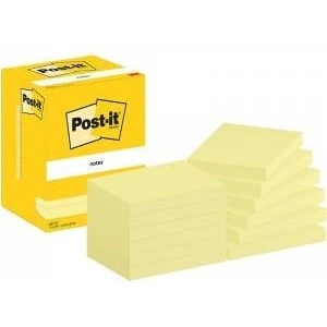 Post-it Notes 76x102mm (657) yellow (12x100)