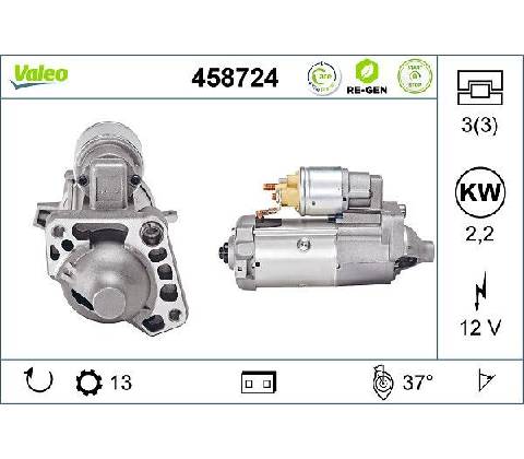 Startér VALEO 458724