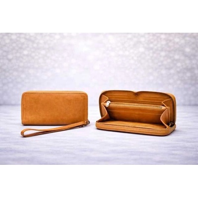 Max Original Leather Kožená peňaženka AC-7009 camel
