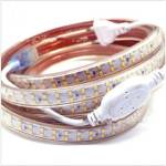  Комплект 9m Бяла LED лента за 220 V + пин, тапа и захранващ кабел► 5, 95лв/м (0639)