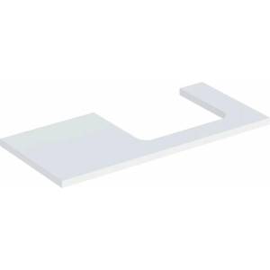 Geberit Плот за мивка Geberit One с десен изрез, матово бяло, 105 см (505.324.00.2)
