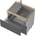Долен кухненски шкаф за мивка Infinity R-80-2MZ5