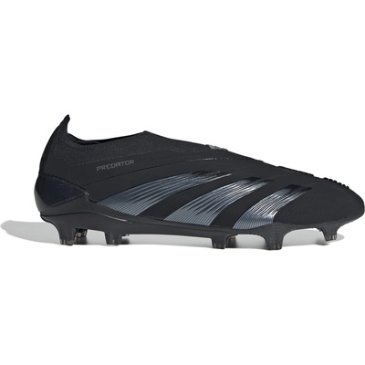 Adidas Футболни бутонки Adidas 24 Predator Elite Laceless Firm Ground Football Boots - Black/Grey