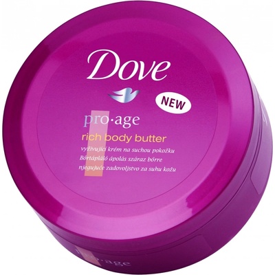 Dove Pro-age tělový krém pro zralou a suchou pleť 250 ml
