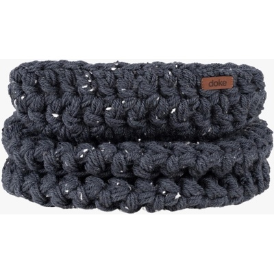 Háčkovaný Denim tweed