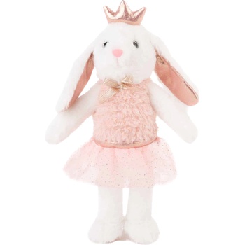 Амек Тойс Плюшена играчка Амек Тойс - Зайче с рокля и корона, 46 cm (010670-2)