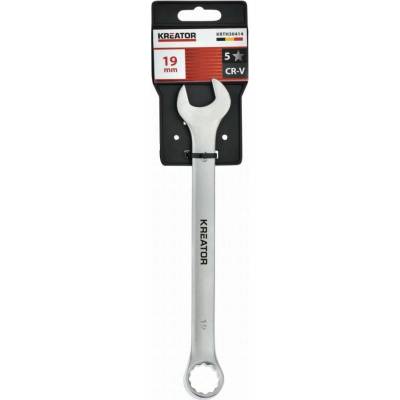 Kreator Oboustranný klíč očko/otevřený 19mm KRTH30414