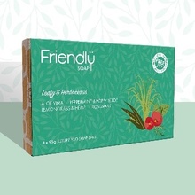 Friendly Soap prírodné mydlo Leafy and Herbaceous 4 x 95 g