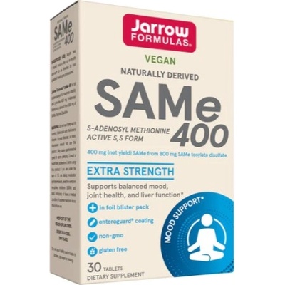 Jarrow Formulas SAMe, 400 mg, 30 таблетки, Jarrow Formulas (8626)