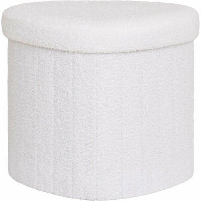 House Nordic Medford taburet bílá 42.5 cm, 37.5 cm, 36.5 cm