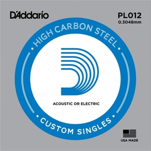 D'Addario PL 012 Единична струна за китара (PL012)