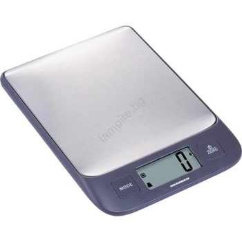 Heinner HKS-5IXBK - Електронна кухненска везна 2xAAA сива/матов хром (PH0107)